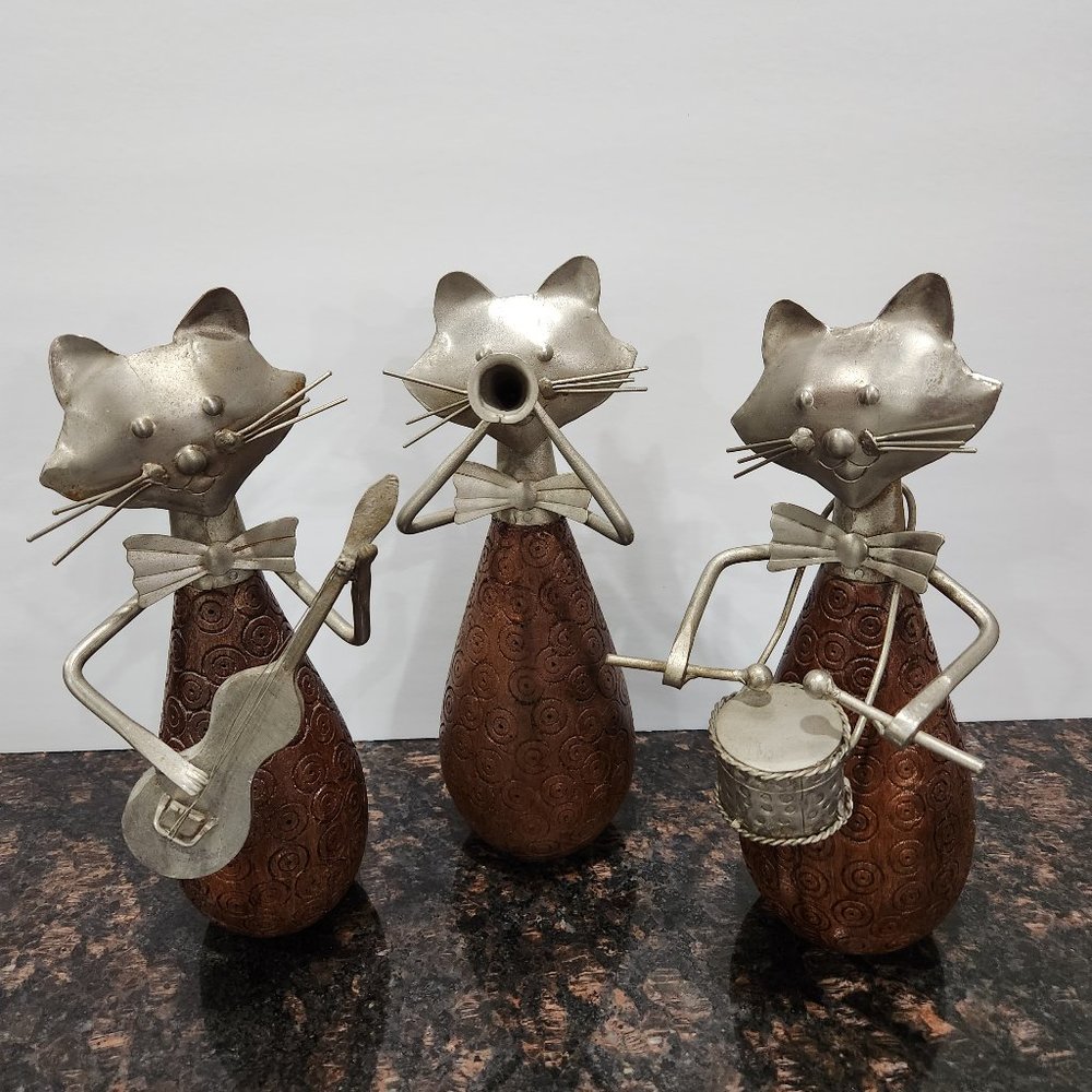 Vintage Pier 1 Cat Jazz Trio
